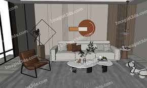 detailed living room 3d models of 2023