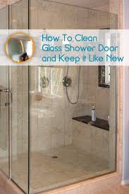 shower cleaner shower doors glass shower