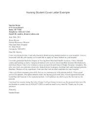 Examples Of Nursing Cover Letters Dew Drops
