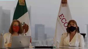 Secretaria de economía del @gobmexico. Secretary Tatiana Clouthier Presents Economy S International Trade Negotiations Agenda Mexico News Tv