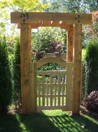 garden gate with arbor garden gates