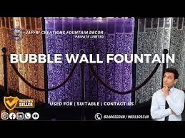 Bubble Wall Fountains Modern