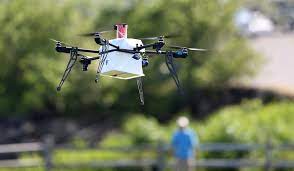 testing drone delivery of lifesaving