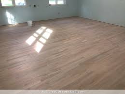 diy whitewashed red oak studio floor