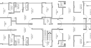 3500 Sq Ft Building Floor Map 4 Units
