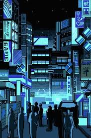 Japanese city wallpapers, buildings, landscape. Japan City Street Pixel Art 640x960 Iphone 4 4s Wallpaper Background Picture Image