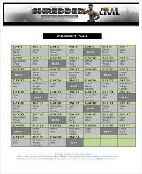 8 60 day workout plan templates pdf