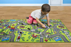 race car track rug play mat for kids