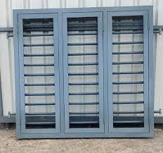 Grey Galvanized Iron Window