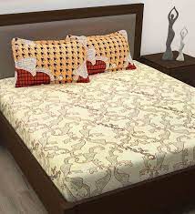 Cotton Queen Sized Bed Sheets With 2