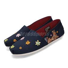 Details About Skechers Bobs Plush Scooby Snack Navy Women Slip On Loafers Shoes 33270 Nvmt