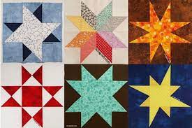 easy star quilt blocks in 12 inch size