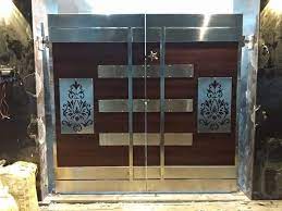 stainless steel boundary wall gate
