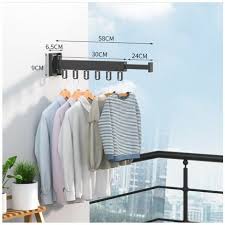 Balcony Folding Clothes Rack Wall