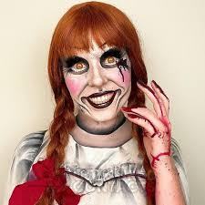 marionette makeup idea with doll