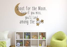 Shoot For The Moon Wall Decal