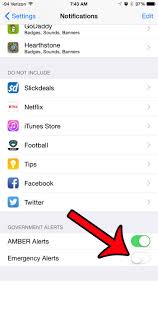Jun 04, 2021 · how to control amber and government alerts on your iphone. How To Turn On Or Turn Off The Emergency Alert Iphone 6 Setting Solve Your Tech