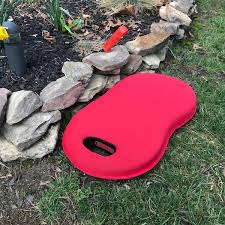 red garden kneeling pad