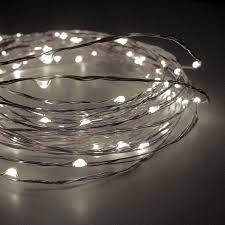 Everlasting Glow Led Light Strings For Parties 20 Ft 120 White Bulbs