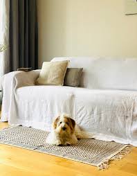 Linen Slipcover For Sofa Linen Couch