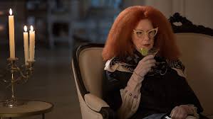 She has medium long red hair and blue eyes, is 5ft 7ins (1.7m) tall, and. Women In Horror Frances Conroy Psycho Drive In
