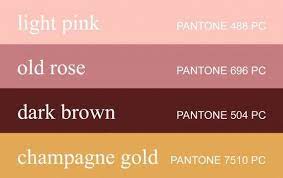 Rose Accents Old Rose Color Palette