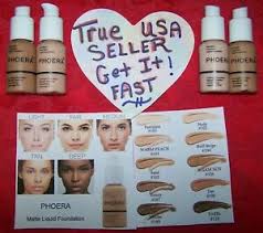 Details About Phoera Foundation Makeup Full Coverage Flawless Long Wear Soft Matte Oil Control