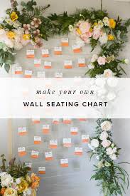 Diy Wall Seating Chart Frame Ruffled