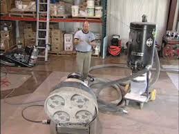 concrete grinding equipment video