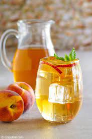 refreshing olive garden peach iced tea