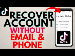 how to recover tiktok account without
