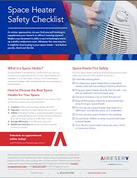 Space Heater Fire Safety Checklist