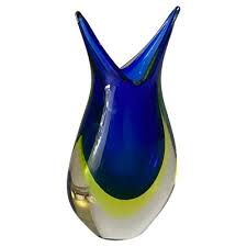 Vintage Italian Art Glass Light Blue