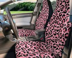 Pink Leopard Car Seat Coverspink