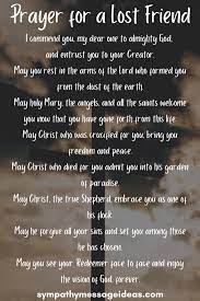 catholic christian prayers for loss