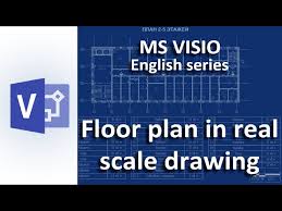 visio 2019 floor plan in real scale