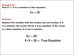 Math Example Testing Solutions To One