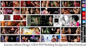 karizma al design 12x36 psd wedding