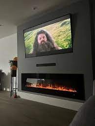 60 Inch Electric Fire Built In Media