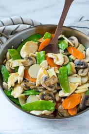 This is a decidedly american version of moo shu chicken, but fast to make! Moo Goo Gai Pan Dinner At The Zoo