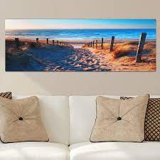 Shop online for beach themed canvas wall art prints. Unframed Canvas Painting Natural Ocean Beach Wall Art Picture For Living Room Bedroom Office Wall Decor Not Included Frame Walmart Com Walmart Com
