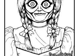 Annabelle coloring pages printable sheets annabelle doll drawing easy clip 2021 a 1519 coloring4free. Annabelle Coloring Pages Coloring4free Com