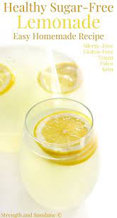 how to make lemonade without sugar