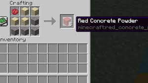 minecraft how to make concrete the