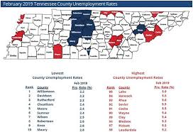 Unemployment Rates Drop In Every County Across Tennessee