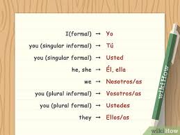 How To Conjugate Spanish Verbs Present Tense 12 Steps