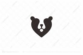 Bear Love Heart Logo