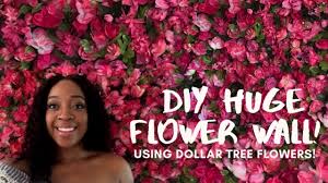 huge dollar tree flower wall diy you