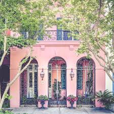 Charleston Rainbow Row Pink