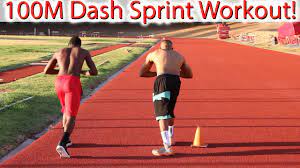 100 meter dash sprint workout to run